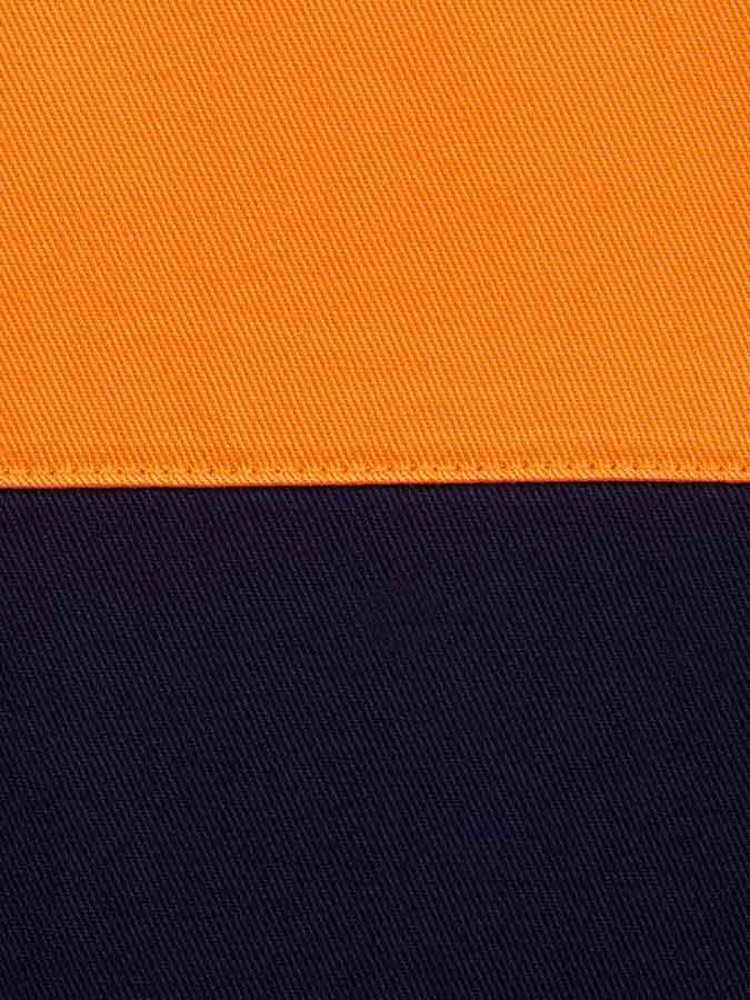 Hi Vis Long Sleeve 190G Close Front Shirt