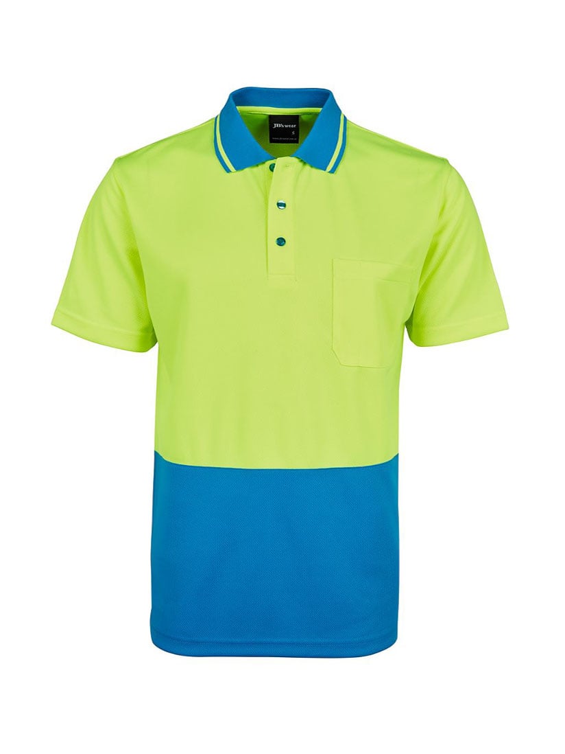 Hi Vis Non Cuff Traditional Polo