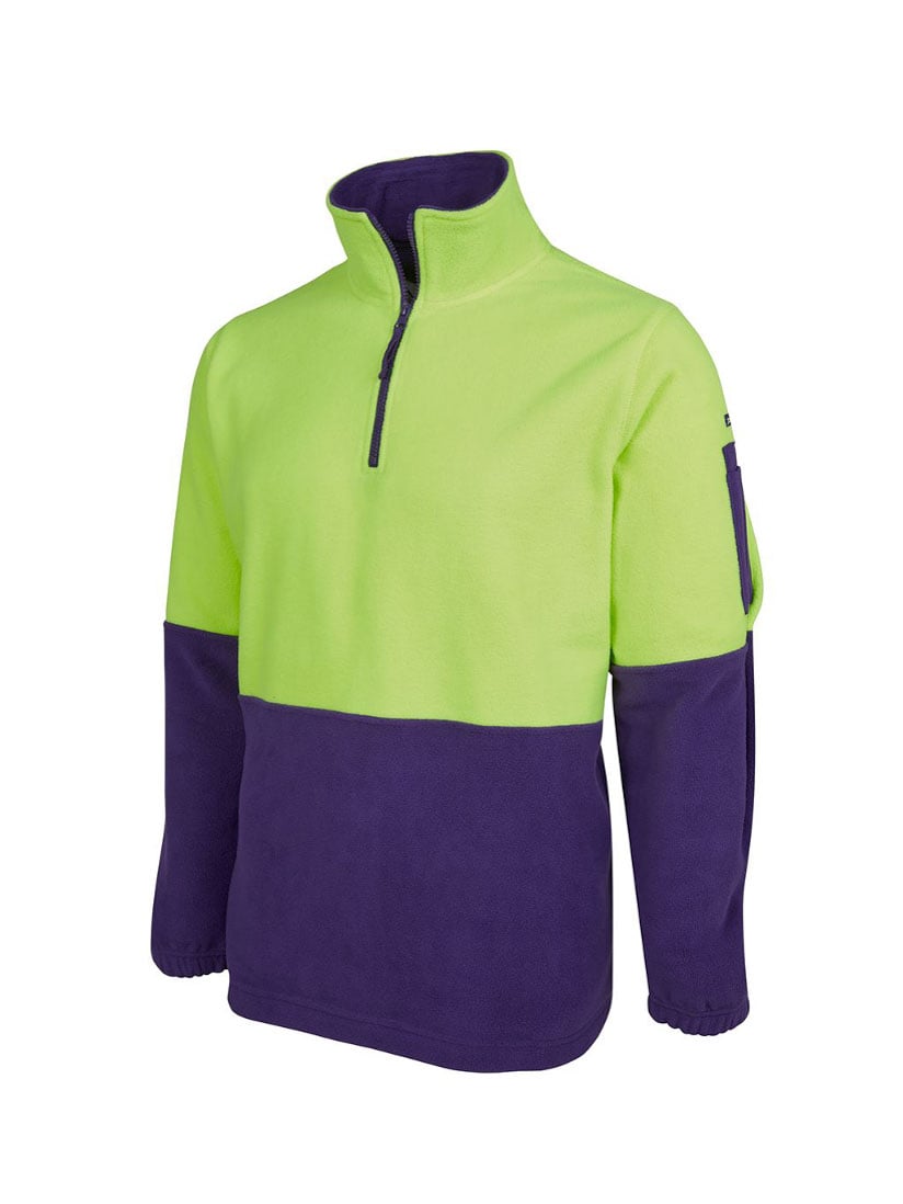 Hi Vis 1/2 Zip Polar