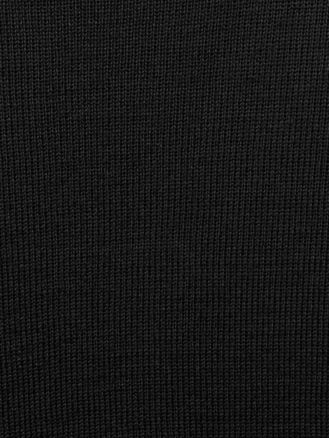 JB's Wear - Knitted jumper in black with ribbed cuffs and hem.