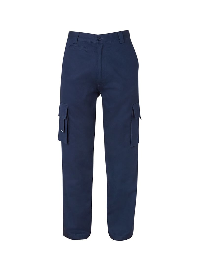 JB's Wear - Navy blue cargo pants with multiple pockets.