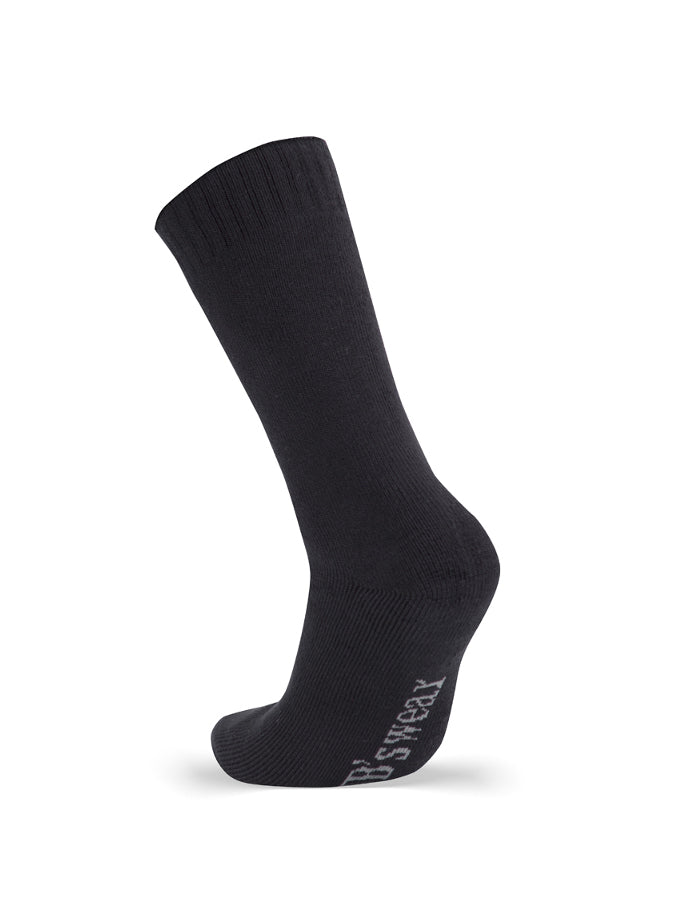 JB's Wear - Ultra Thick Bamboo Work Sock in black with logo detail.