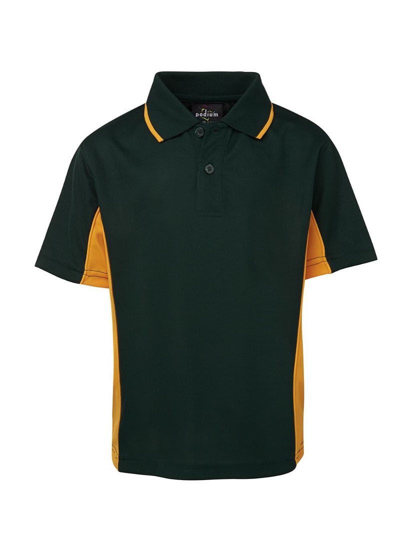 Kids Podium Contrast Polo
