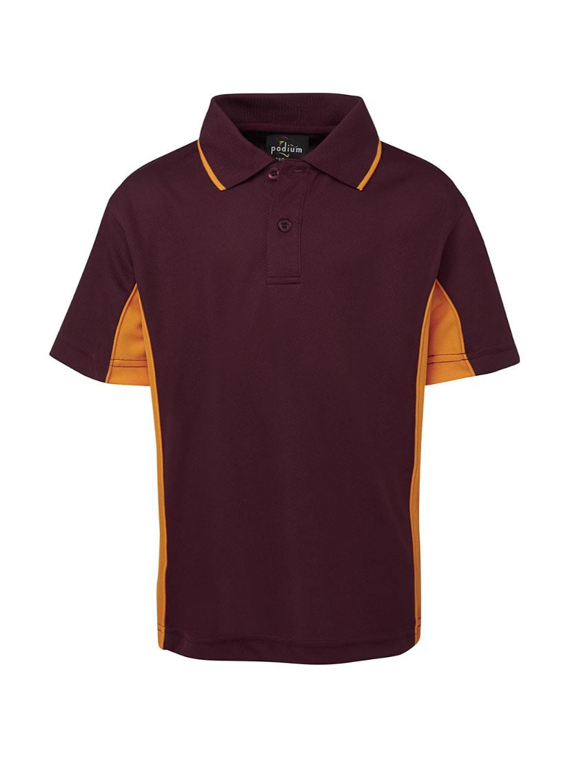 Kids Podium Contrast Polo