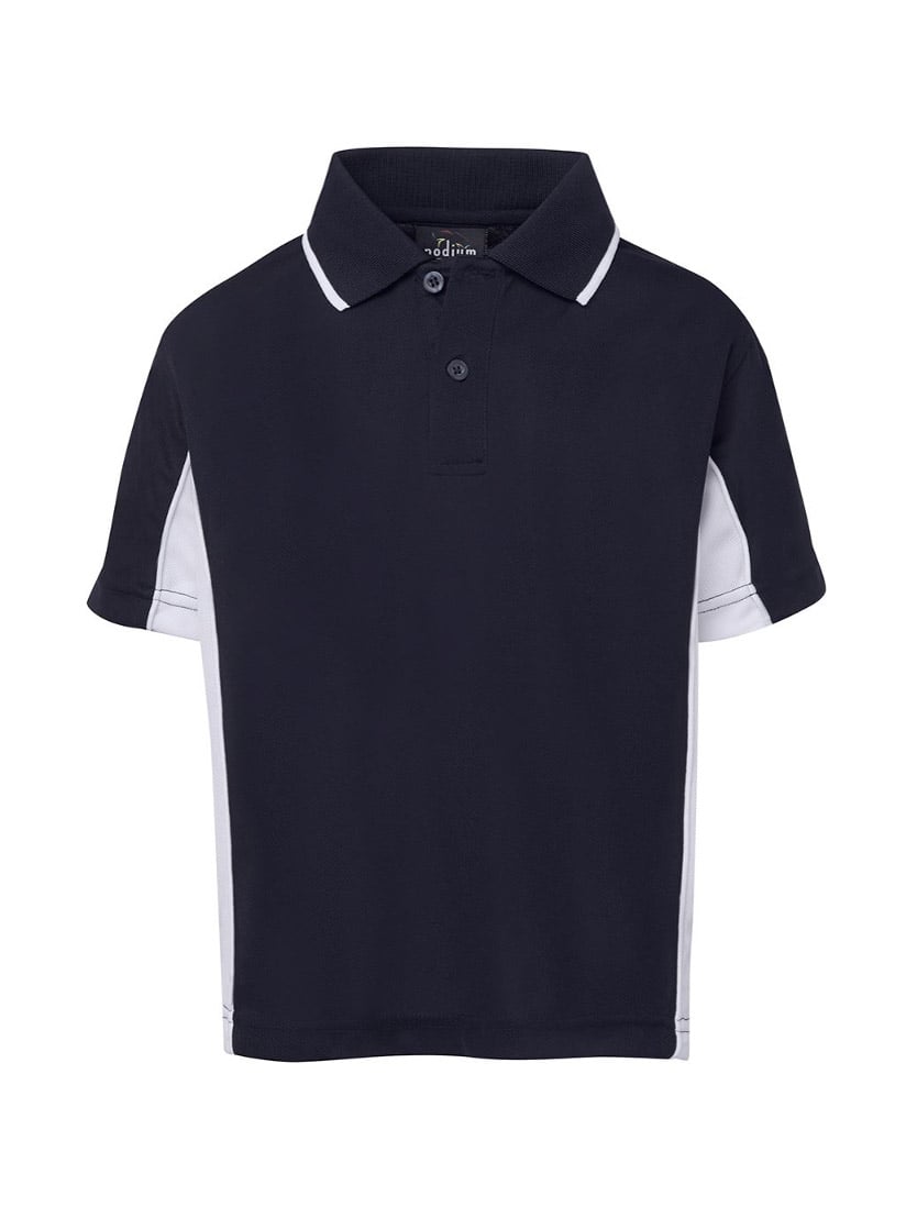 Kids Podium Contrast Polo