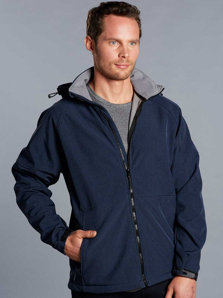 Mens Softshell Hooded Jacket