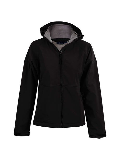 Ladies Softshell Hooded Jacket