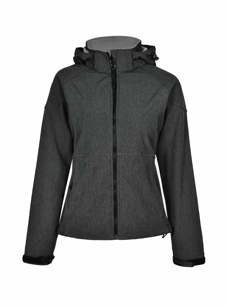Ladies Softshell Hooded Jacket
