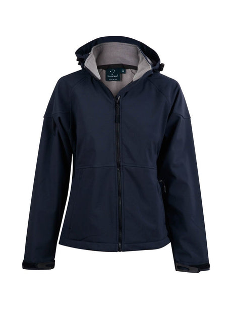 Ladies Softshell Hooded Jacket