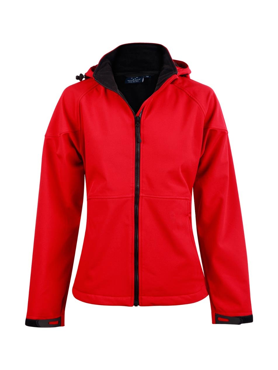 Ladies Softshell Hooded Jacket