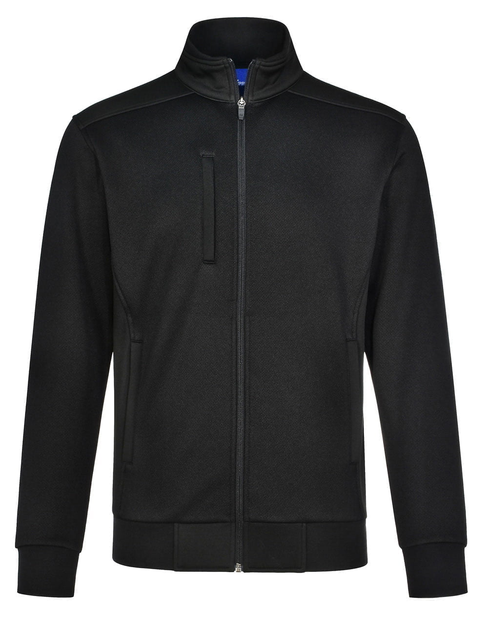 Mens Jacquard Fleece Bomber Jacket