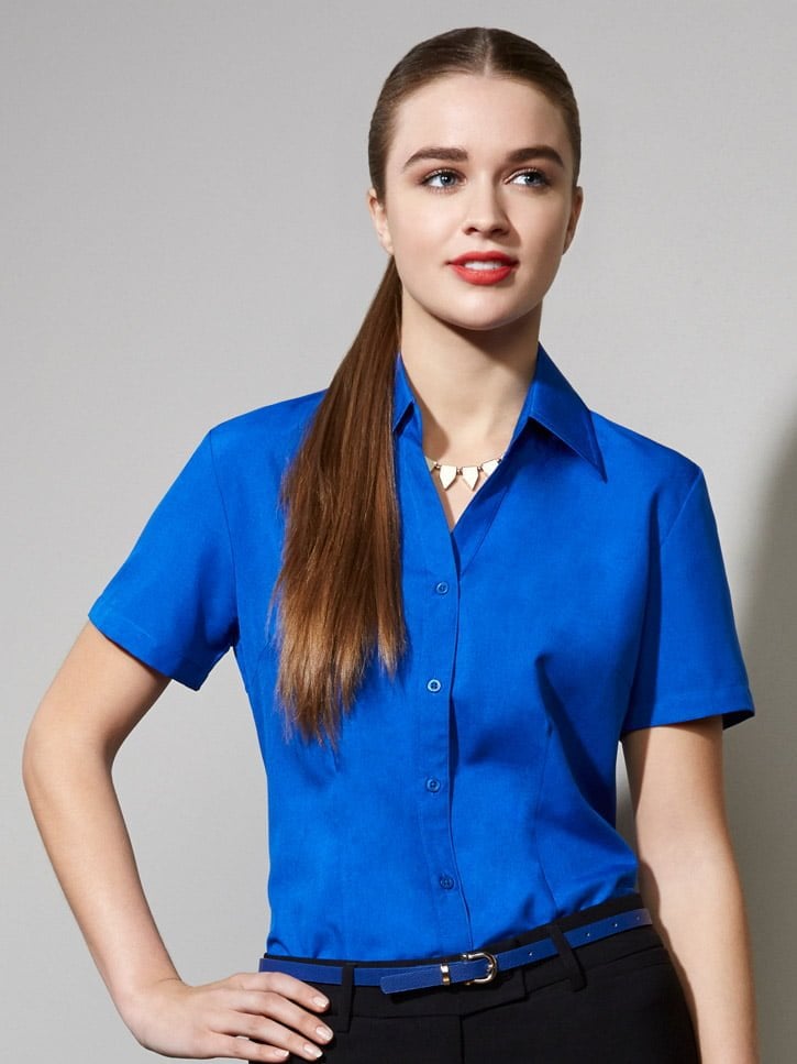Ladies Plain Oasis Short Sleeve Shirt