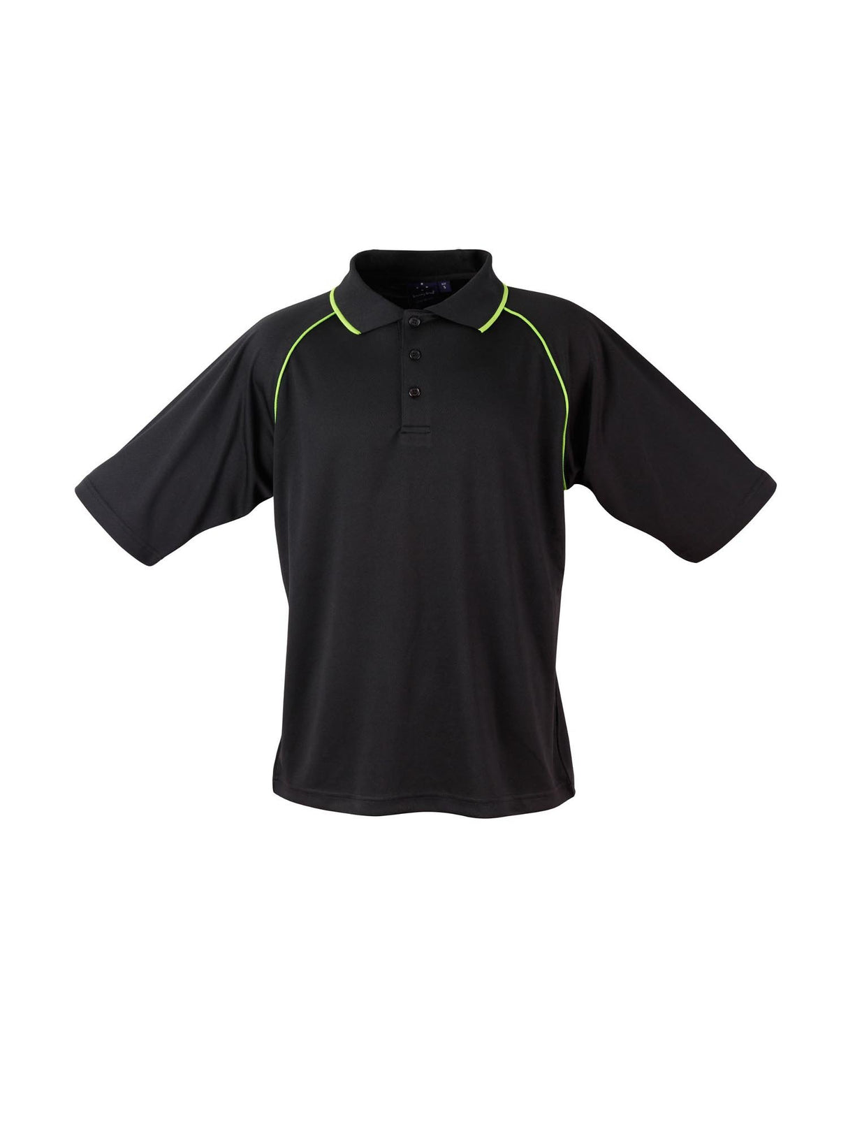 Mens Champion CoolDry Contrast Short Sleeve Polo