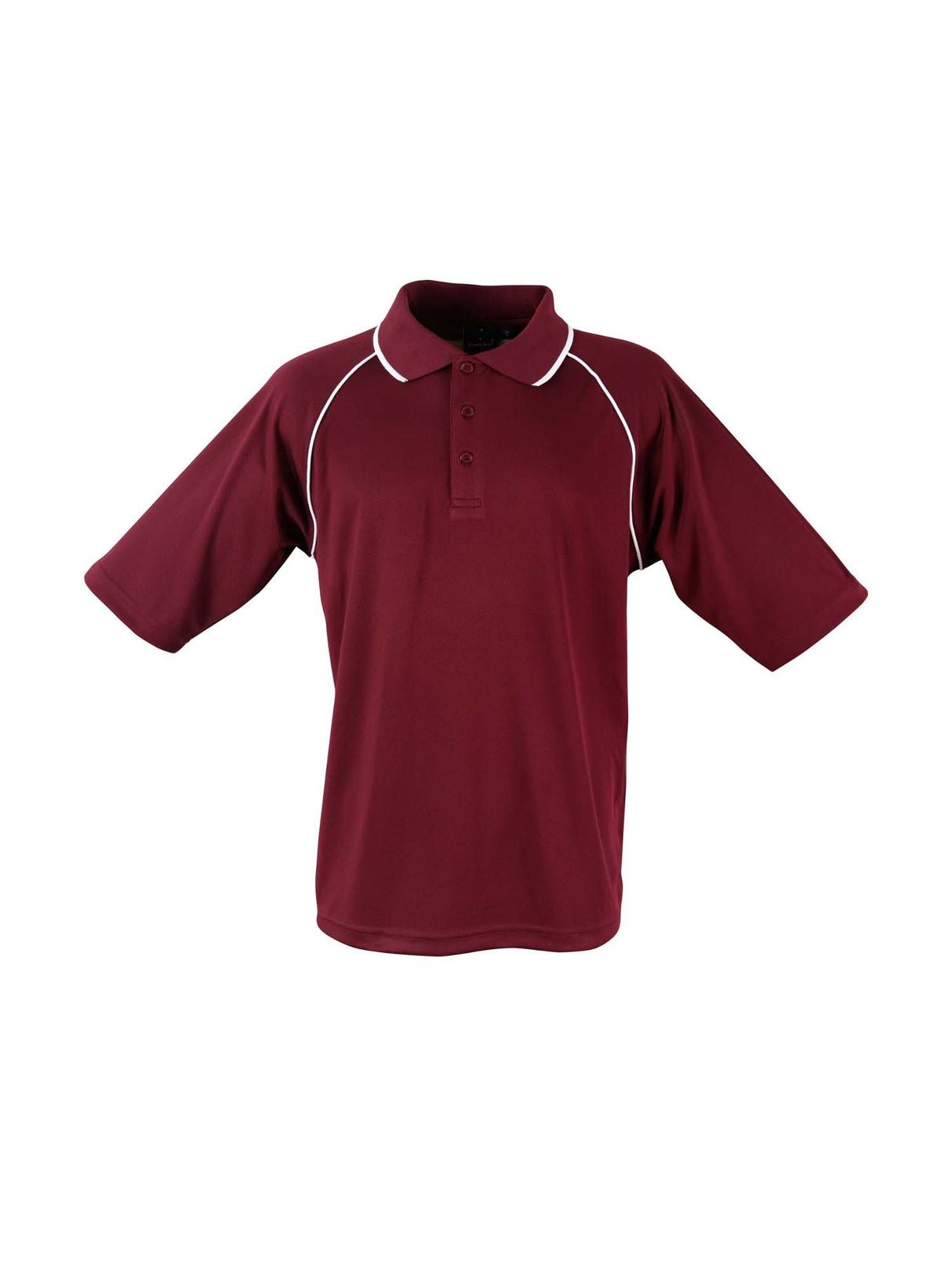 Mens Champion CoolDry Contrast Short Sleeve Polo
