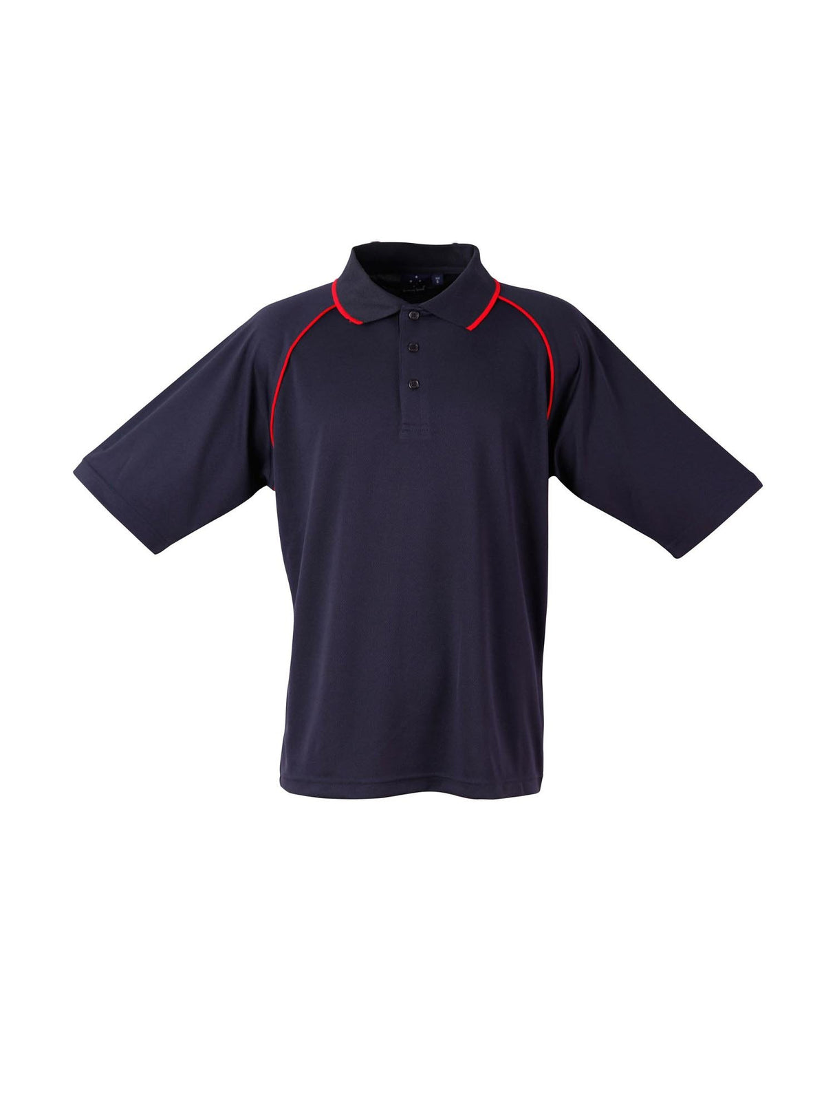 Mens Champion CoolDry Contrast Short Sleeve Polo