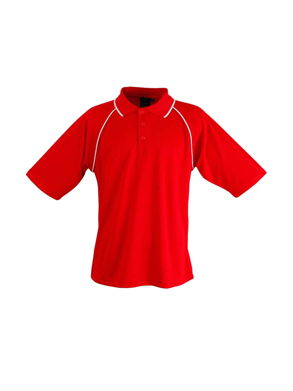 Mens Champion CoolDry Contrast Short Sleeve Polo