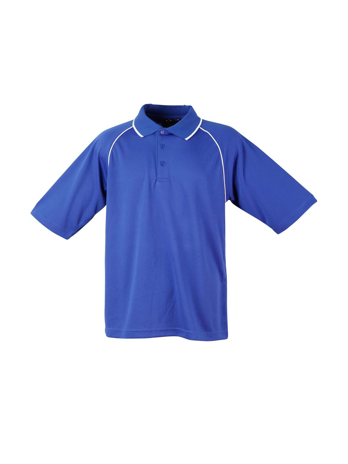Mens Champion CoolDry Contrast Short Sleeve Polo