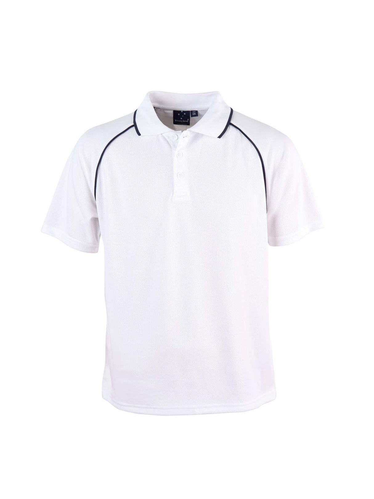 Kids Champion CoolDry Contrast Short Sleeve Polo