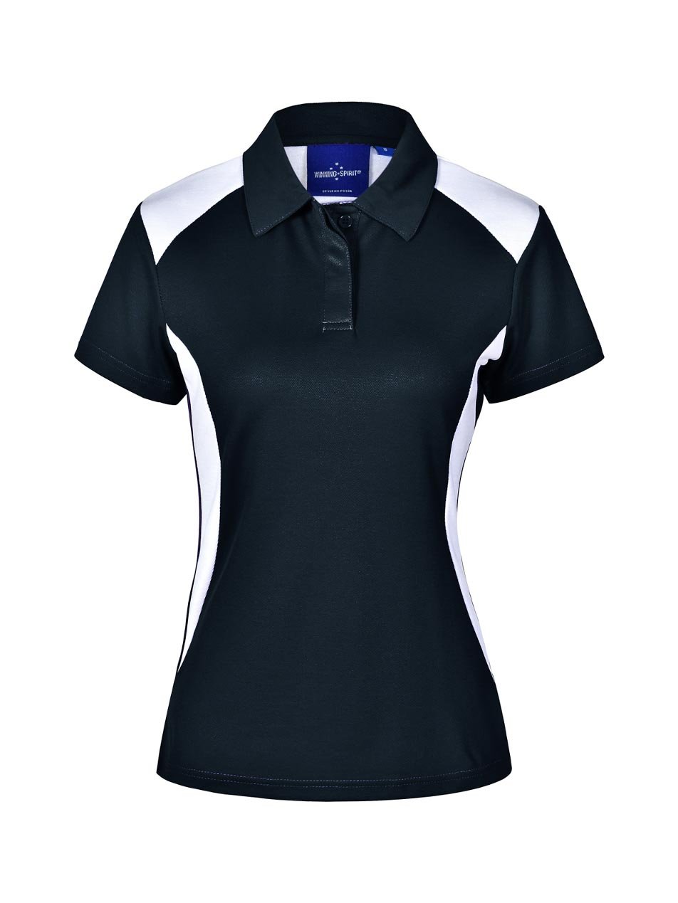 Ladies Winner TrueDry Contrast Short Sleeve Polo