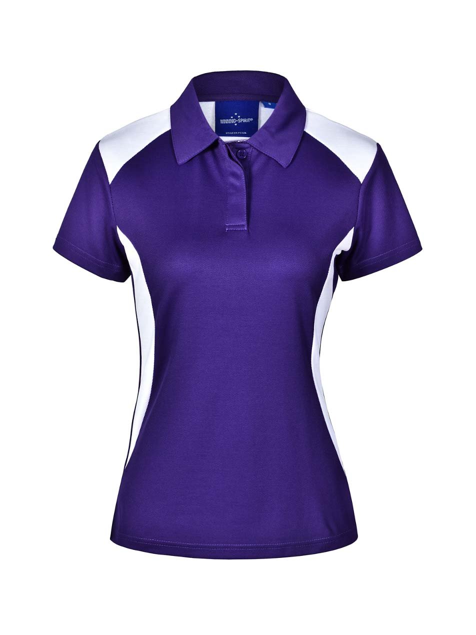 Ladies Winner TrueDry Contrast Short Sleeve Polo