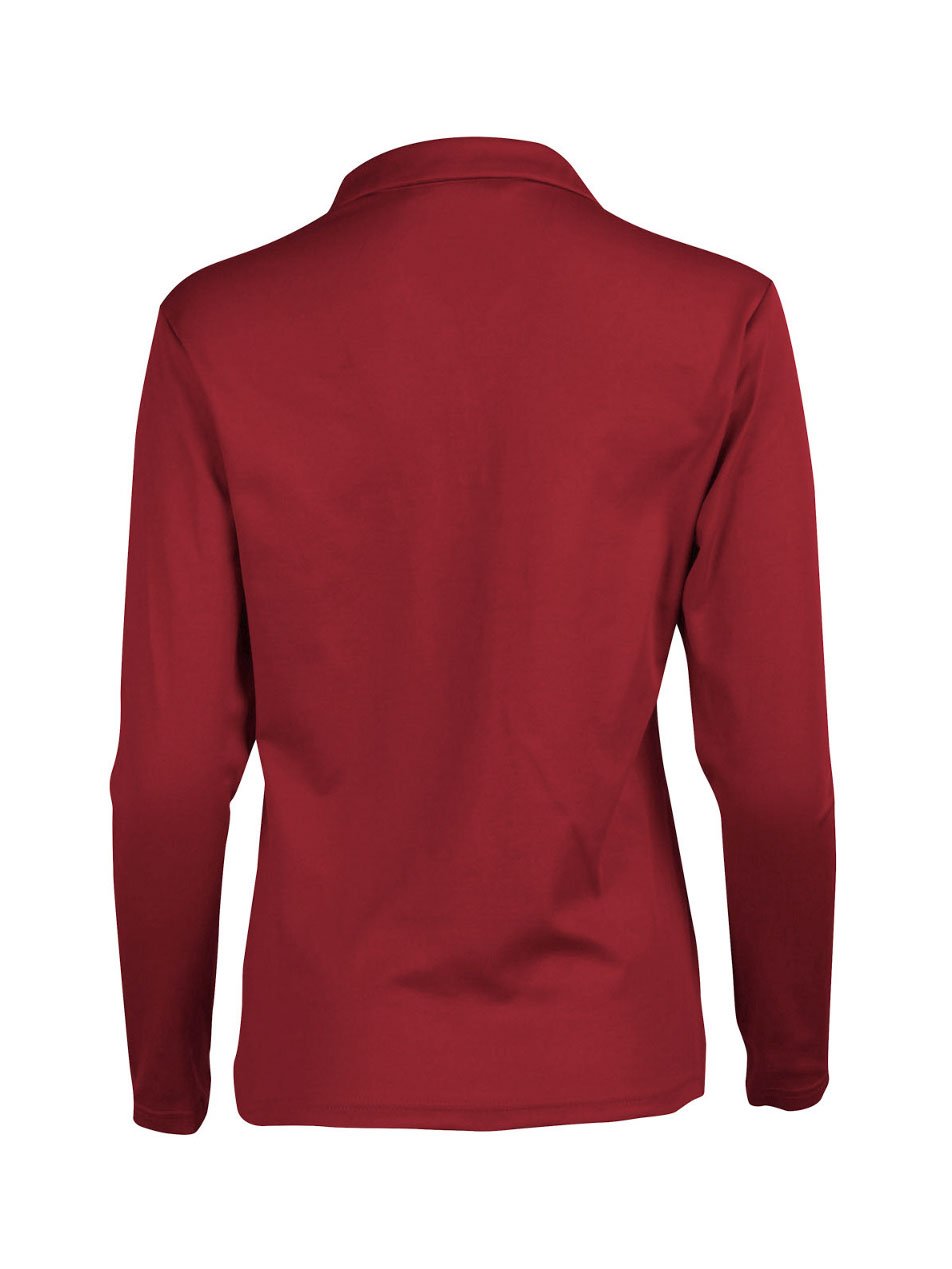 Ladies Victory Plus TrueDry Long Sleeve Polo