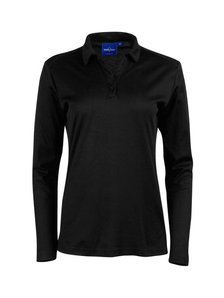 Ladies Victory Plus TrueDry Long Sleeve Polo