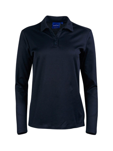 Ladies Victory Plus TrueDry Long Sleeve Polo