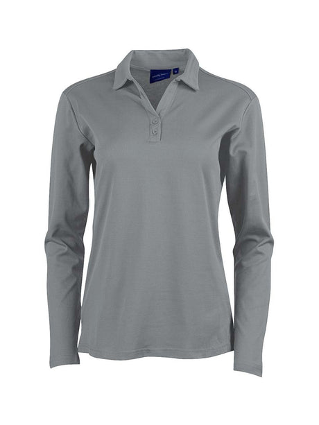 Ladies Victory Plus TrueDry Long Sleeve Polo