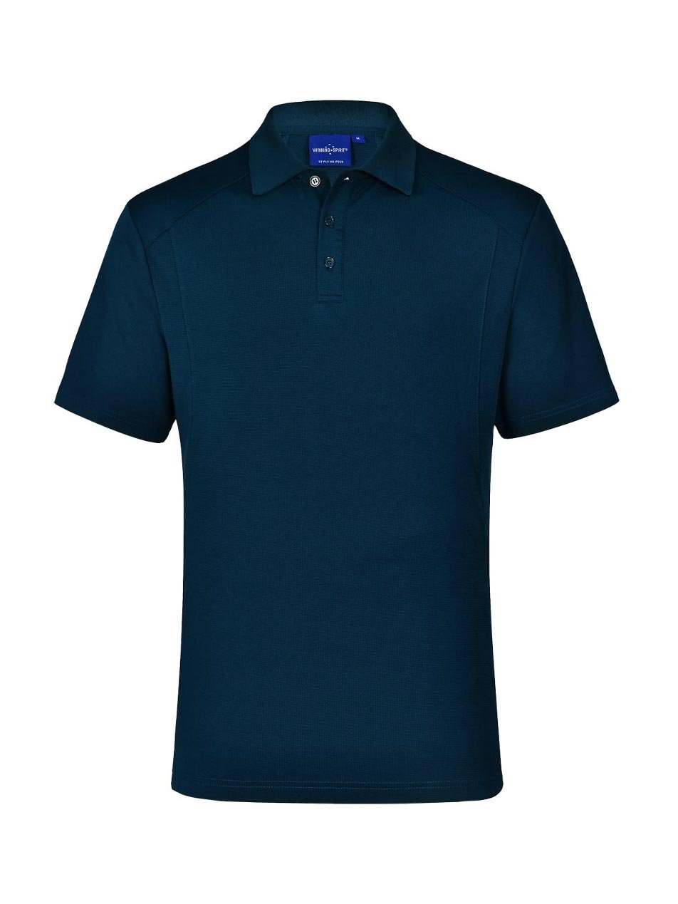 Mens Bamboo Charcoal Eco Fabric Short Sleeve Polo