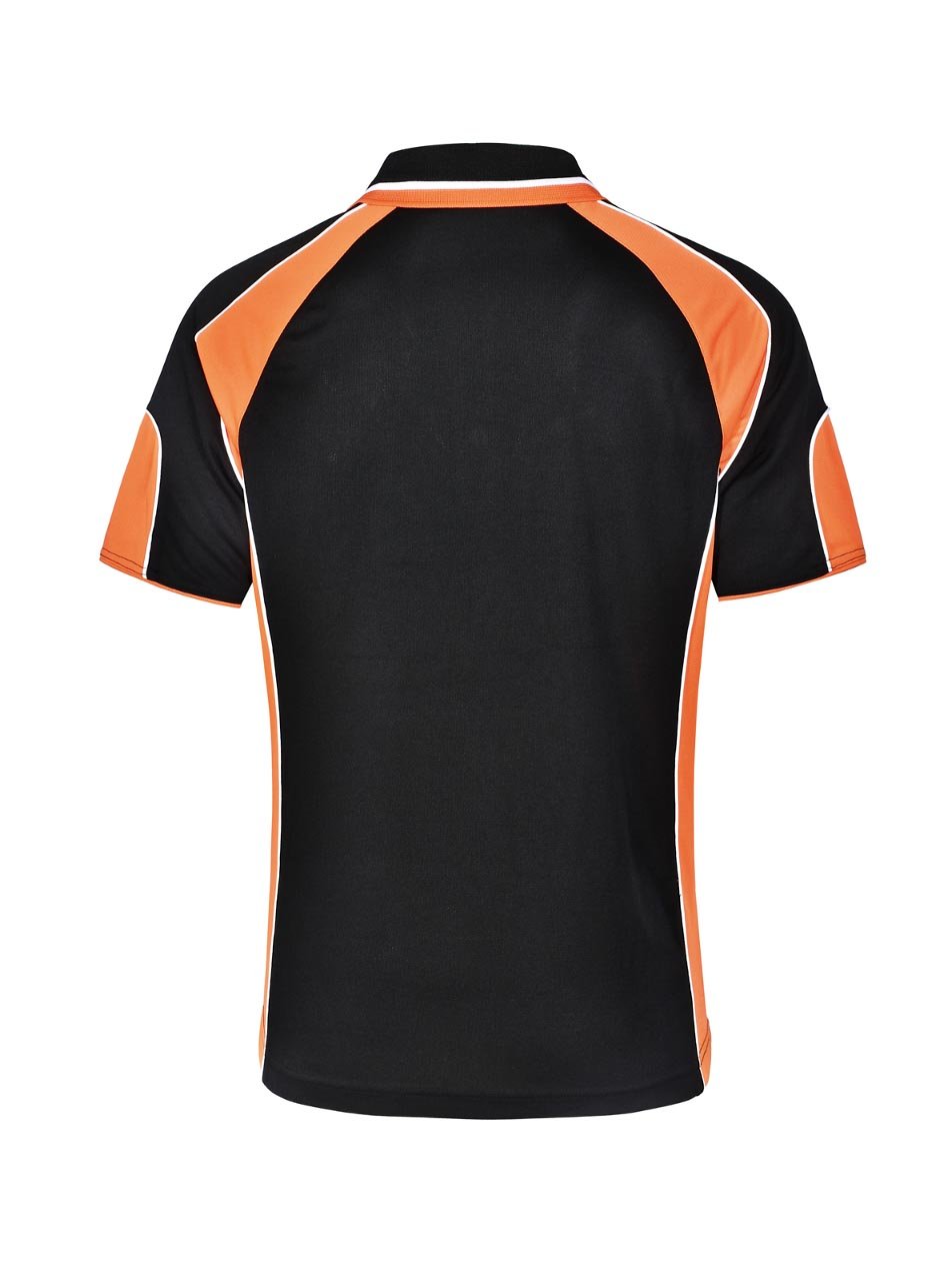 Kids Alliance CoolDry Tri-Colour Contrast Polo with Sleeve Panels