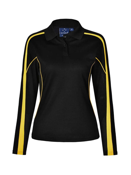 Ladies Legend Plus TrueDry Fashion Long Sleeve Polo