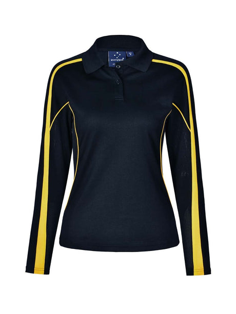 Ladies Legend Plus TrueDry Fashion Long Sleeve Polo
