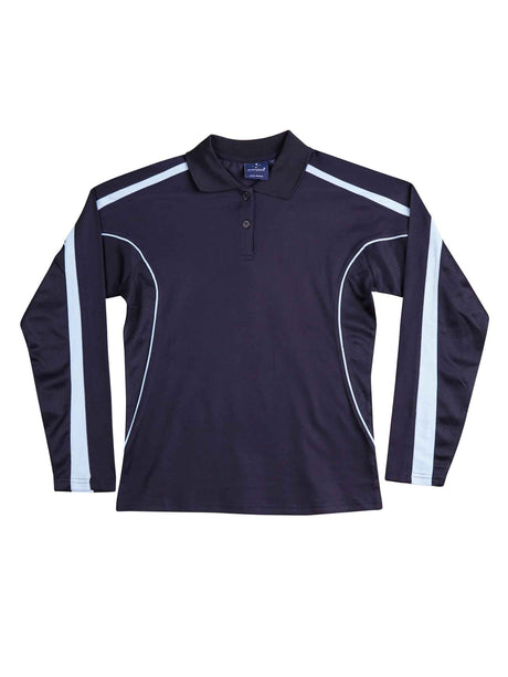 Ladies Legend Plus TrueDry Fashion Long Sleeve Polo