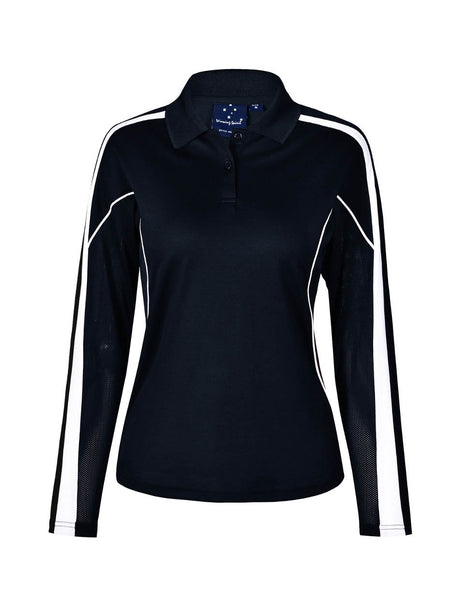 Ladies Legend Plus TrueDry Fashion Long Sleeve Polo