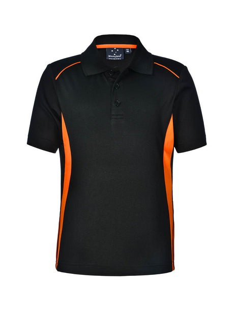 Kids Pursuit CoolDry Contrast Short Sleeve Polo