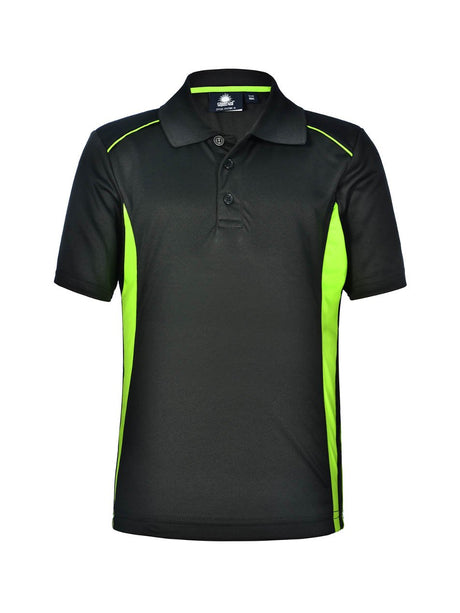 Kids Pursuit CoolDry Contrast Short Sleeve Polo