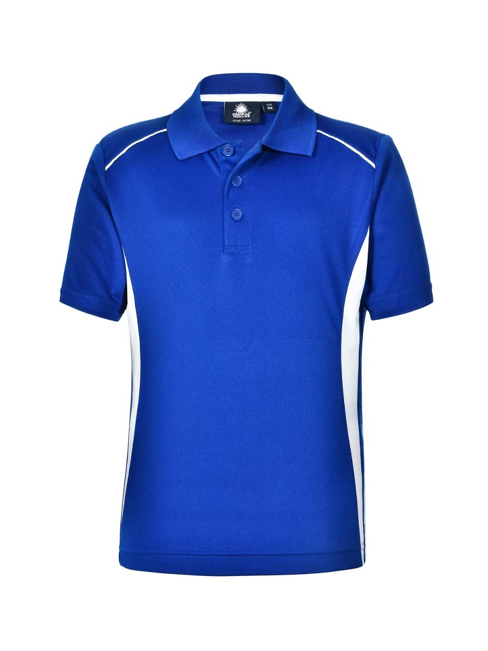 Kids Pursuit CoolDry Contrast Short Sleeve Polo