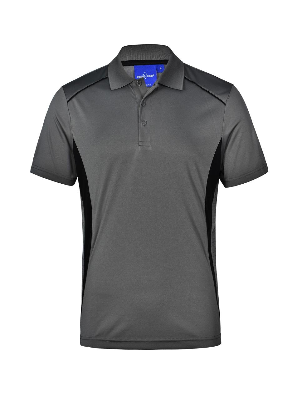 Mens Pursuit CoolDry Contrast Short Sleeve Polo