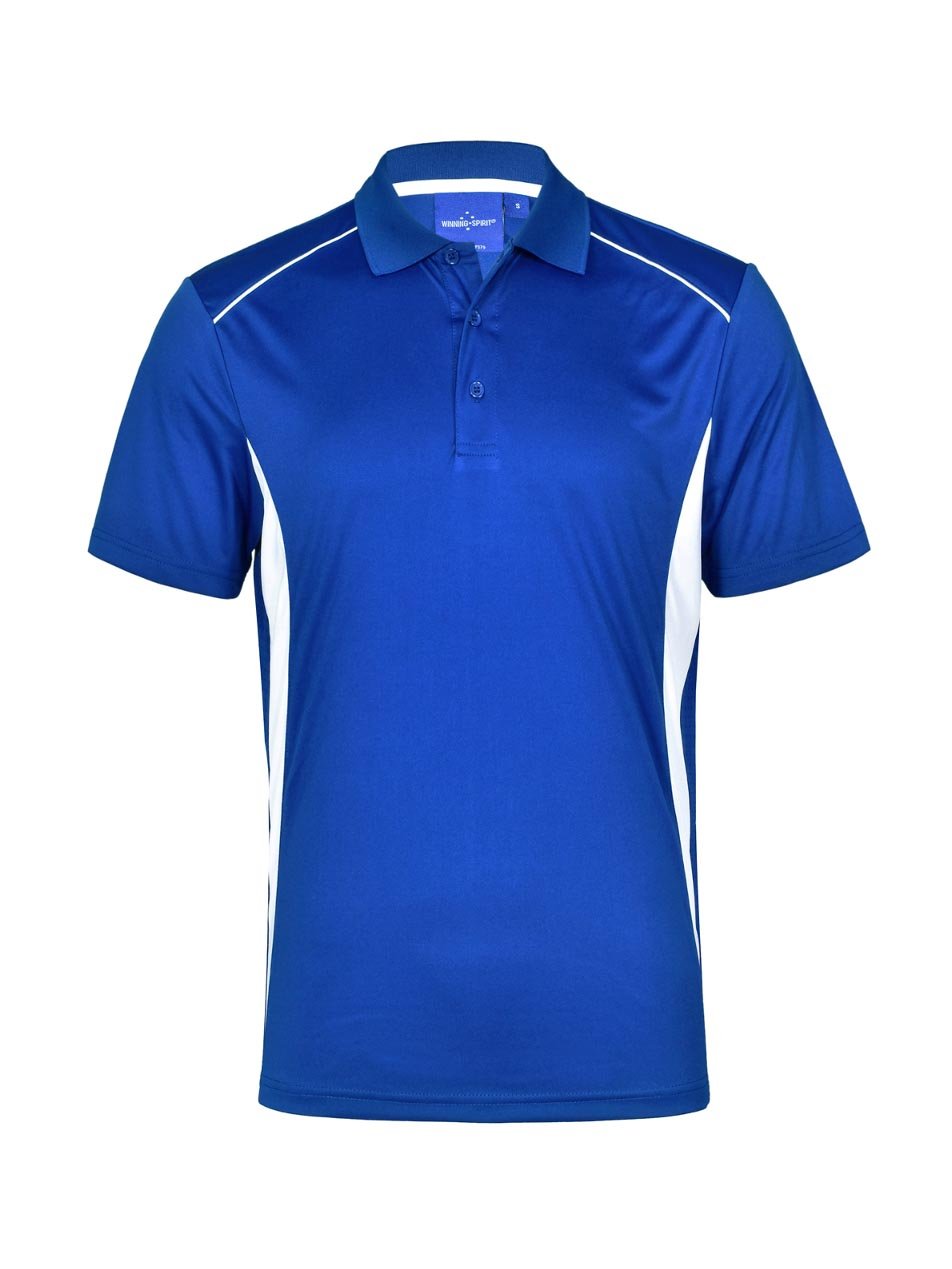 Mens Pursuit CoolDry Contrast Short Sleeve Polo