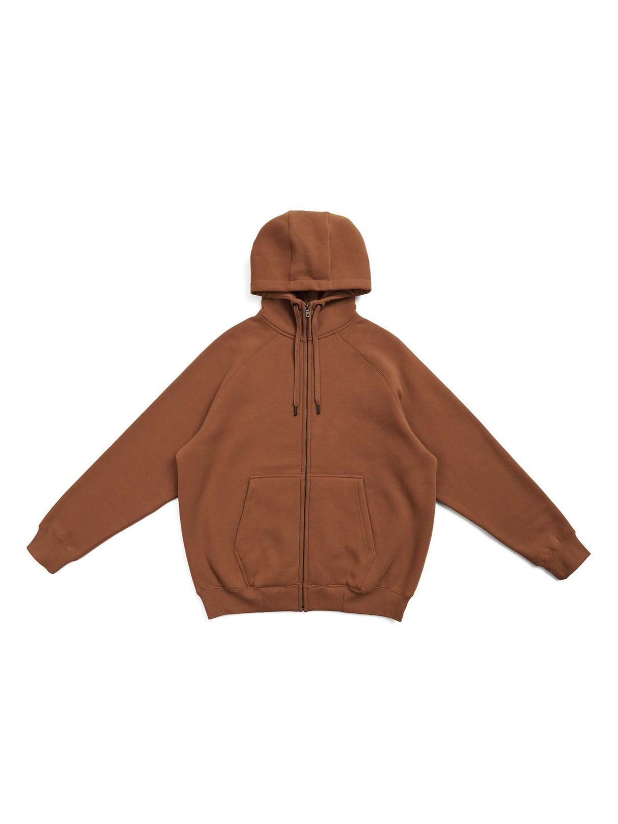 Mens Cotton Care Kangaroo Pocket Zipper Hoodie