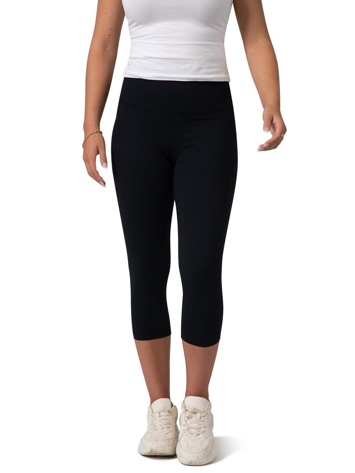 Ladies High Rise 3/4 Leggings