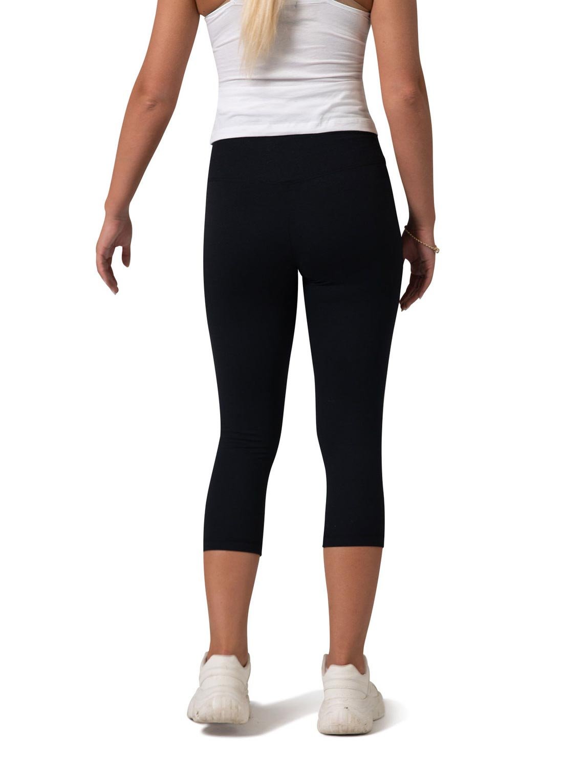 Ladies High Rise 3/4 Leggings