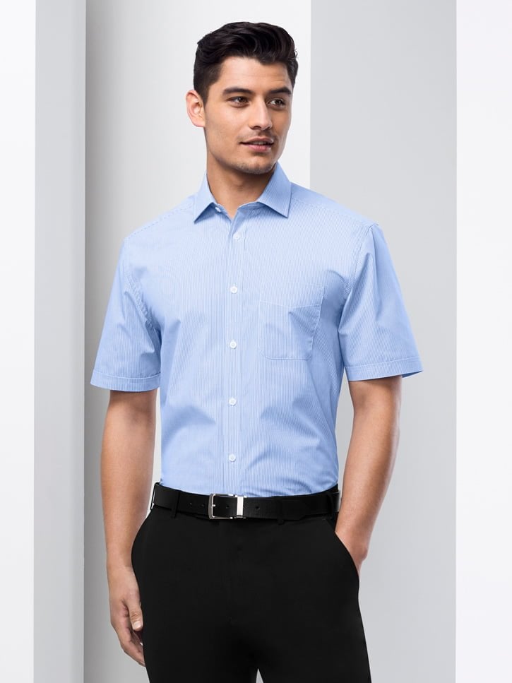 Mens Euro Short Sleeve Shirt