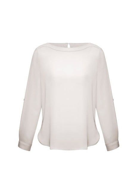 Ladies Madison Boatneck Blouse