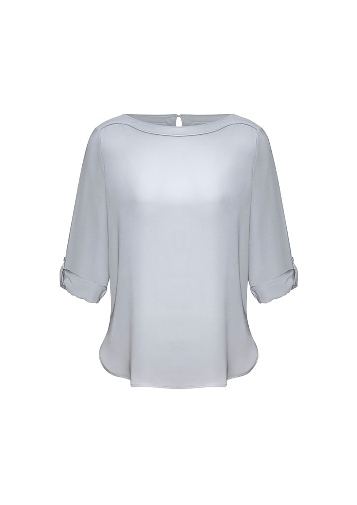 Ladies Madison Boatneck Blouse