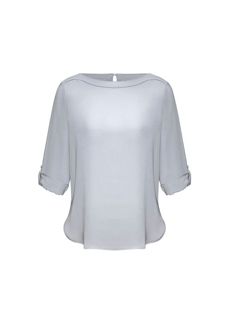 Ladies Madison Boatneck Blouse