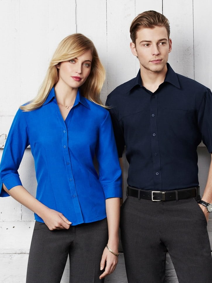 Mens Plain Oasis Short Sleeve Shirt