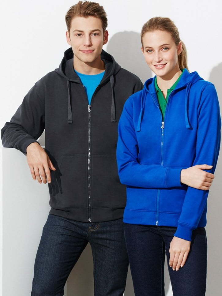 Mens Crew Zip Hoodie