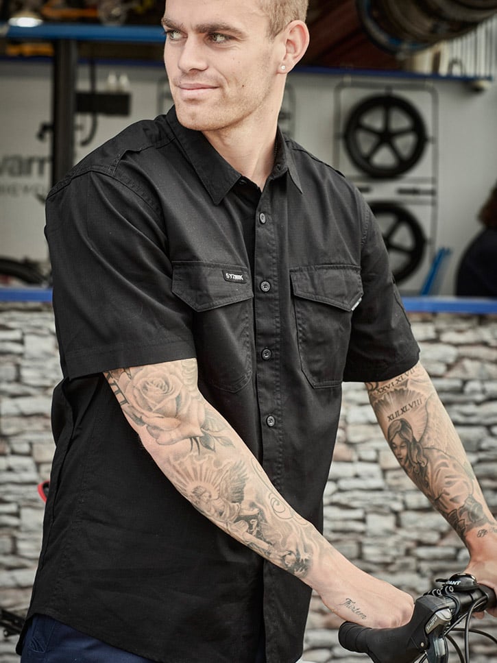 Mens Rugged Cooling Short Sleeve Shirt