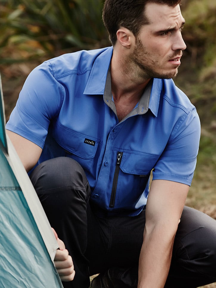 Mens Outdoor Short Sleeve Shirt